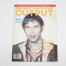 April 1985 Musik Klang Ausgang Vintage Magazin Neil Young - £34.49 GBP