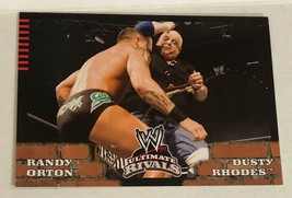 Randy Orton Vs Dusty Rhodes WWE wrestling Ultimate Rivals trading Card #55 - $1.98