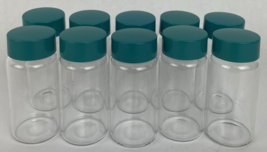 10 x 20ml Glass Vials with Screw Caps Clear Sample Vials Liquid Sampling... - $18.80
