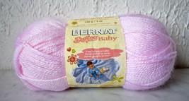 Bernat Softee Baby Sport DK Light Weight Yarn - 1 Skein Color Pink #02001 - £5.93 GBP