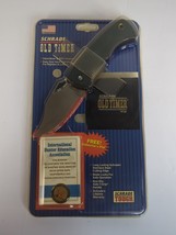 Schrade+ USA 470T Old Timer Hunting Knife &amp; Sheath With Collector&#39;s Pin - $67.99