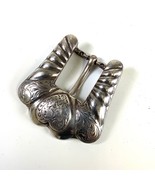 Vtg Western Cowgirl Horse Rodeo Floral Heart Concho Belt Buckle 2” Taiwa... - $10.97 CAD