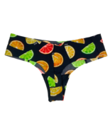 NWT Victorias Secret PINK No Show Thong Panties Multi Color Citrus Size XS - £11.12 GBP