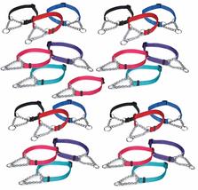 MPP 25 Chain Martingale Dog Collar Bulk Shelter Rescue Vet Assorted Colo... - £174.57 GBP+