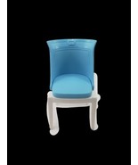 Barbie Blue and White Chair Playset Replacement Furniture Part - $3.51