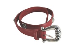 Brighton Kids Red Belt 23&quot; Vintage Small 54867 1996 - £15.57 GBP