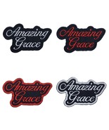 Amazing Grace Embroidered Applique Iron On Patch 4.9&quot; x 3.9&quot; Christian - $14.30 CAD