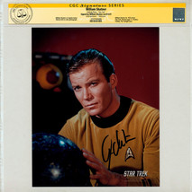 William Shatner SIGNED CGC SS Star Trek Publicity Photo ~ Captain James ... - $296.99