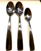 ARGENT 2 Place Spoons &amp; 1 Teaspoon 18/10 Stainless Steel Flatware - £11.66 GBP