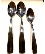 ARGENT 2 Place Spoons &amp; 1 Teaspoon 18/10 Stainless Steel Flatware - £11.70 GBP