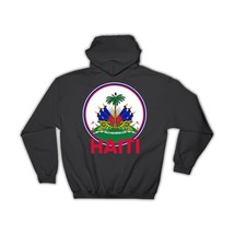 Coat of Arms Haiti : Gift Hoodie Haitian Pride Independence National Symbol Flag - £28.77 GBP