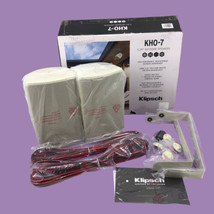 Pair of Klipsch KHO-7 Outdoor XLR Loudspeakers White #NO4853 - £92.70 GBP
