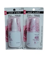 2 Wet n Wild PhotoFocus 3-in-1 Primer Prep Set Refresh Rose Addiction C132A - £11.60 GBP