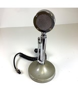 Astatic D-104 Chrome Lollipop Microphone  w/Stand * TESTED - $1,297.87 MXN