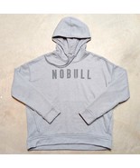 Nobull Gray Performance Fitness Gym Workout Hoodie Sweatshirt - Size Medium - $29.95