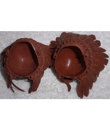 Vintage Hasbro Marx Johnny West 2 Indian Headdresses - $113.18 MXN