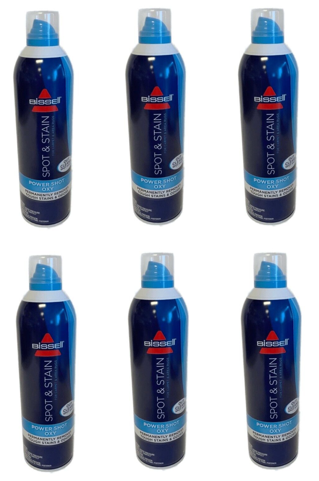 Primary image for NEW 6-PACK Bissell 13A2 Oxy Pro 14 oz Stain Remover & Carpet Spot Cleaner Spray