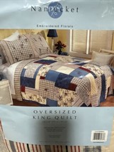 Simply Handmade 3pc King Size Nantucket Reversible Check Quilt Stan Shams Bnip - £229.24 GBP