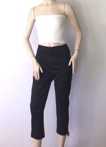 NEW JOIE “Demarius” Midnight Navy Blue Cropped Pants (Size 2) - £31.86 GBP