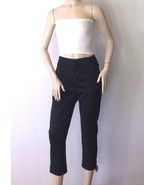 NEW JOIE “Demarius” Midnight Navy Blue Cropped Pants (Size 2) - £32.01 GBP