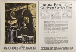 1921 Print Ad Goodyear Tire Savers Putty &amp; Self Cure Cement Akron,Ohio - £17.02 GBP