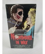NIGHTMARE IN WAX ANNE HELM VHS HORROR UNITED VIDEO - £21.80 GBP