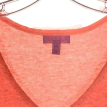 Womens Size Small Medium Lilly Pulitzer Orange Pure Linen Lightweight Sweater - £22.70 GBP