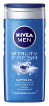 Nivea Men&#39;s Vitality Fresh Shower Gel, 250 ml (Free shipping worldwide) - £19.17 GBP