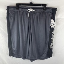 Reebok Men&#39;s Active Knit Training Shorts with Pockets 9” Inseam Size 2XL  gray - £7.45 GBP