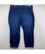 NYDJ Womens Sheri Ankle Jeans Sz 22W Lift x Tuck Blue Dark Wash Denim Fr... - £21.79 GBP