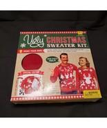 Ugly Christmas Sweater Kit Red L Unisex Holiday Office Party Play Make Y... - £9.94 GBP