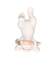 Vintage Fitz & Floyd Tumbling Bunny Rabbit Porcelain Figurine Hand Painted image 6