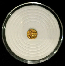 1881 India Travancore Gold Viraraya Fanam XF - A Rare Historical Artifact - $185.00