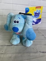 Nickelodeon Blues Clues and You Blue Keychain Plush Puppy Dog Stuffed Animal Toy - £13.73 GBP