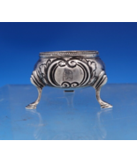 Charles Boyton English Victorian Sterling Silver Salt Cellar Flowers Lio... - €160,66 EUR
