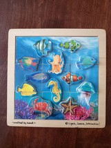Lights Camera Interaction ! Aquatic Sea LIfe Fish 9 Piece Jig Saw Puzzle - $13.98