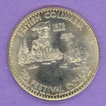 1978 Vancouver British Columbia Municipal Token Whitby England Nootka Sound NS - £6.35 GBP