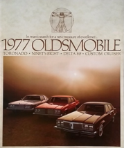1977 Oldsmobile Toronado NINETY-EIGHT Delta 88 Brochure Catalog Us 77 - $8.00
