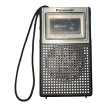 Vintage Panasonic AM Radio R-1019 w/ Case - Tested & Working - Taiwan image 3