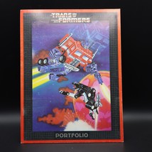 Vintage 1984 Hasbro G1 Transformers - Portfolio 2 Pocket Folder Optimus Prime - £17.83 GBP