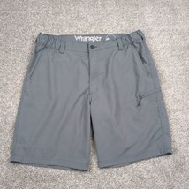 Wrangler Shorts Men 38 Gray Outdoor Series Nylon Flex Performance Outdoo... - $14.99
