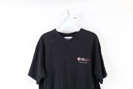 Vintage 90s Planet Hollywood Mens Large Faded Spell Out Toronto V-Neck T-Shirt - £30.92 GBP