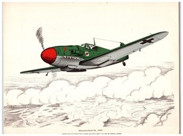 Lot of 14 Aeroplane Photo Supply Fighter Plane Collection Color Lithographs - £101.19 GBP
