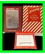 Vintage Michigan State College Zippo Lighter With Box Pat. 2517191 PAT P... - £253.00 GBP