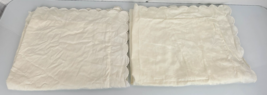 scandia down shops pillow sham off white shabby floral 100% cotton italy - €31,69 EUR