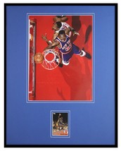 Patrick Ewing 16x20 Framed Topps Archives Rookie Card + Photo Display Knicks - £63.30 GBP