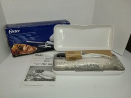 OSTER ELECTRIC CARVING KNIFE AND CASE MANUAL Model 2803 - £25.75 GBP