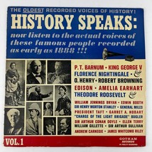 History Speaks Volume 1 Vinyl LP Record Album - £7.74 GBP