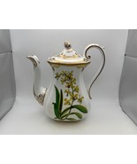 Spode Fine Bone China STAFFORD FLOWERS Coffee Pot with Lid Made in England - $1,367.02 CAD