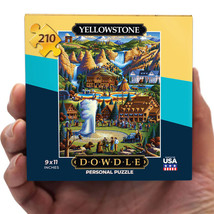 Yellowstone National Park 210 Pc Mini Personal Jigsaw Puzzle 9x11&quot; Dowdl... - $19.79